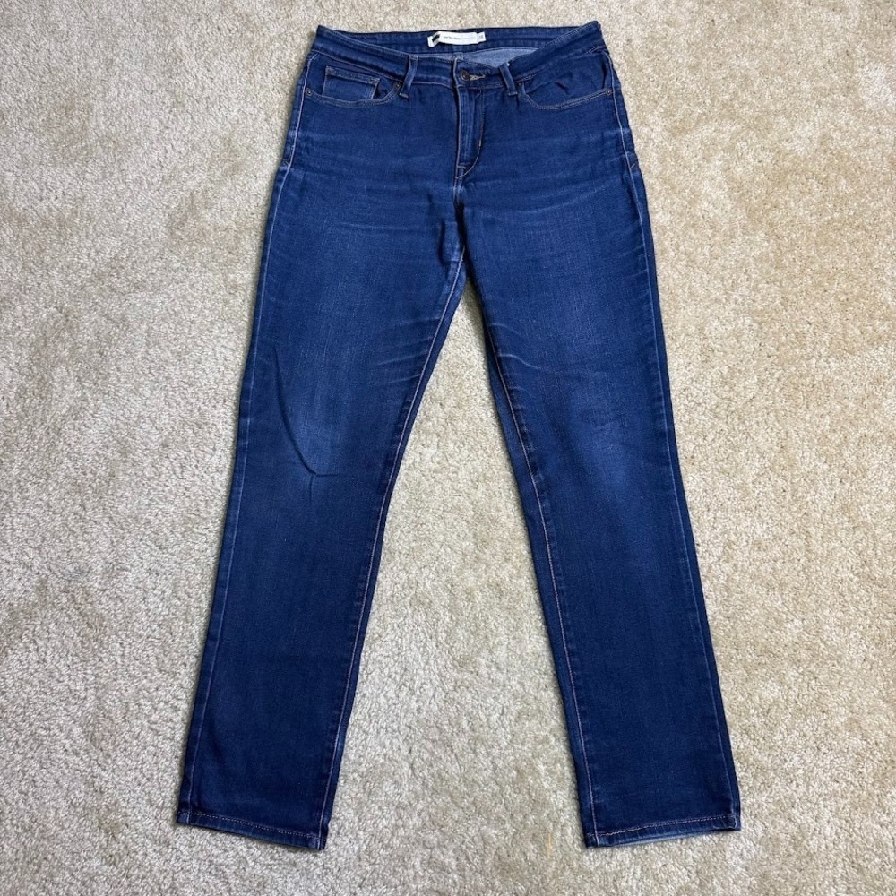 Levi's Mid Rise Skinny Women's size 10 Dark Wash Blue Denim Jeans